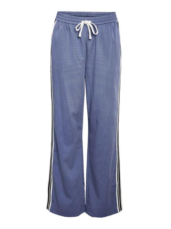 Noisy may Noisy may Hlače 'NMJESS'  sivkasto plava / crna / bijela