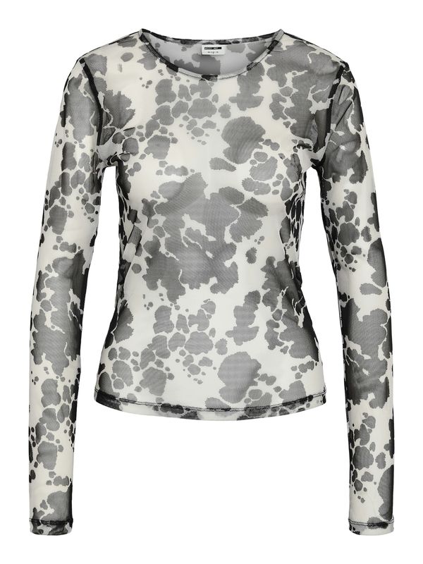 Noisy may Noisy may Majica 'NMJUDITH'  crna / prljavo bijela