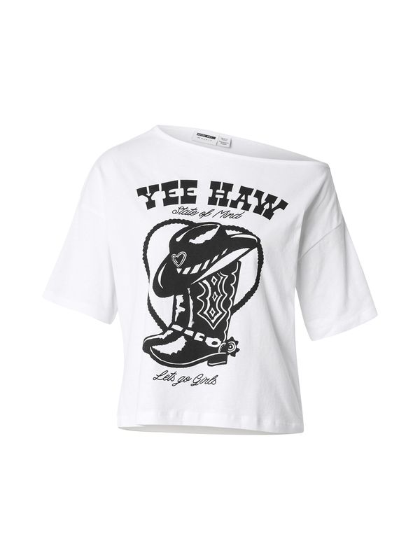 Noisy may Noisy may Majica 'NMVILMA'  crna / bijela