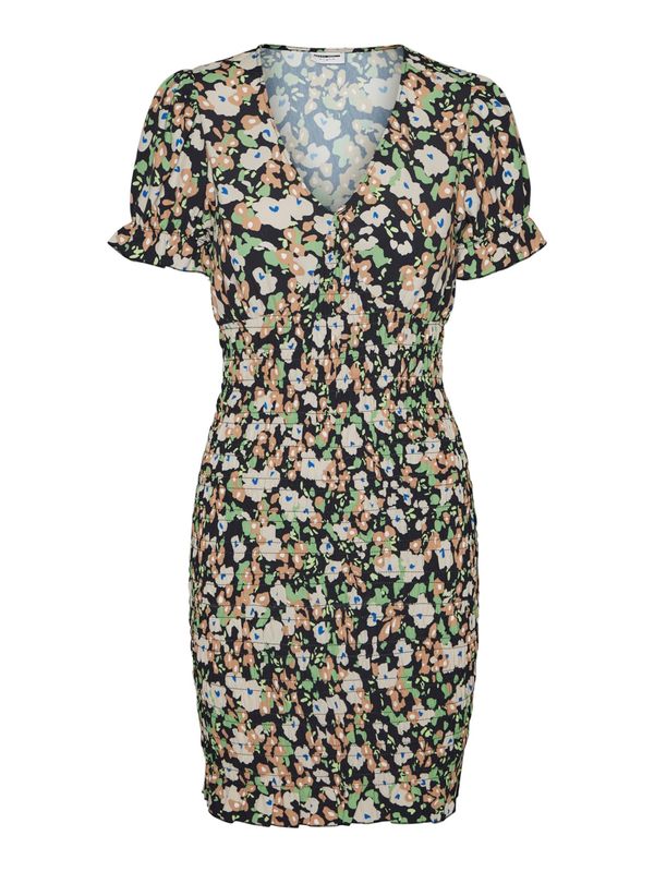 Noisy May Petite Noisy May Petite Haljina 'Vigga'  boja pijeska / plava / svijetlozelena / crna