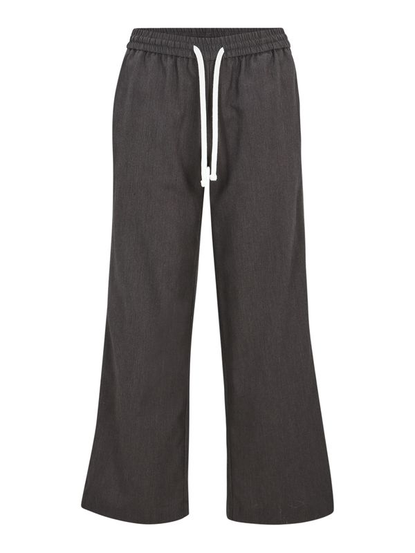 Noisy May Petite Noisy May Petite Hlače 'NMJESS'  antracit siva / crna / bijela