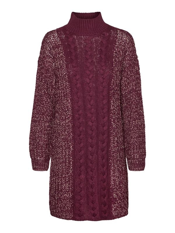 Noisy may Noisy may Pletena haljina 'LORI'  tamno crvena / bijela