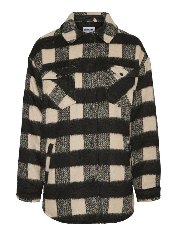 Noisy may Noisy may Prijelazna jakna 'Lulu'  bež / crna / bijela