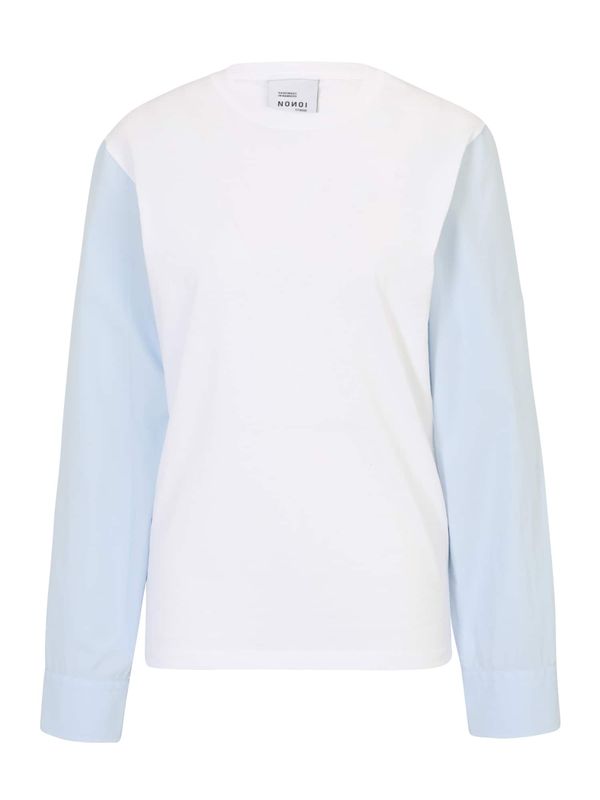 NONOI Studio NONOI Studio Bluza 'Nonoi'  nebesko plava / bijela