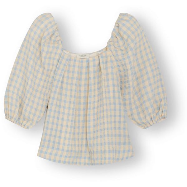 NORR NORR Bluza 'Soffio'  ecru/prljavo bijela / svijetloplava