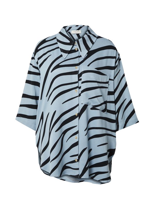 NORR NORR Bluza 'Tikka'  morsko plava / sivkasto plava / crna