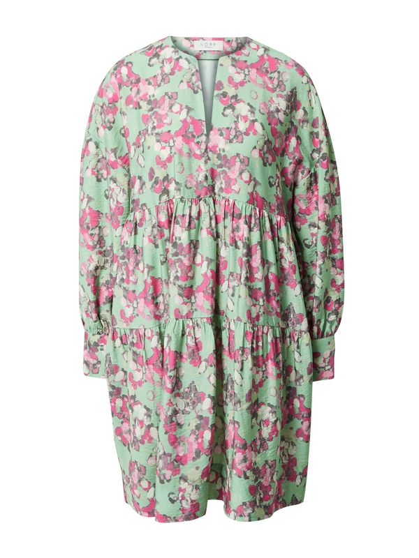 NORR NORR Haljina 'Alyssa'  pastelno zelena / miks boja