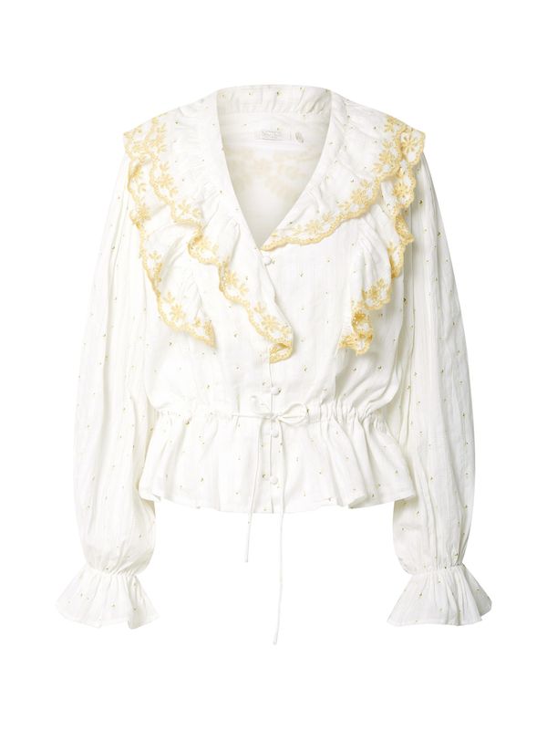 Notes du Nord Notes du Nord Bluza 'Ciara'  žuta / bijela