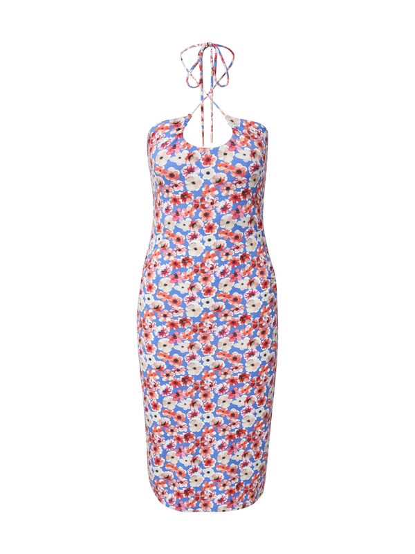 NU-IN NU-IN Haljina  svijetloplava / puder roza / crvena / crna