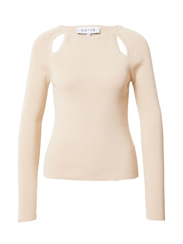 NU-IN NU-IN Pulover  ecru/prljavo bijela