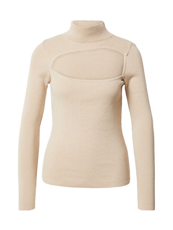 NU-IN NU-IN Pulover  sivkasto bež