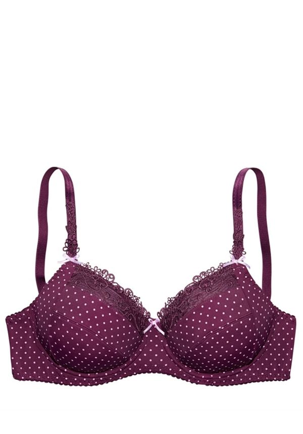 NUANCE NUANCE Grudnjak  ljubičasto crvena / bijela