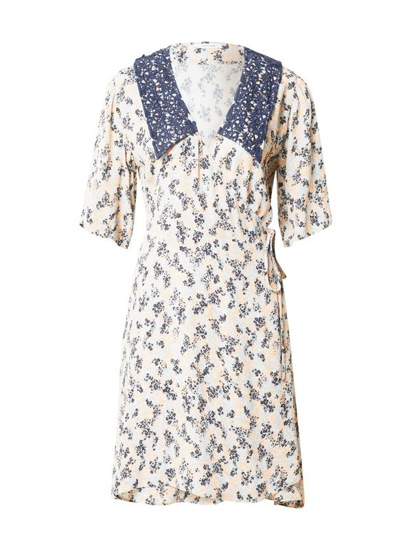 NUÉ NOTES NUÉ NOTES Haljina 'Blake'  mornarsko plava / svijetloplava / narančasta / crna