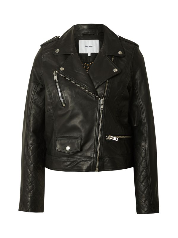 NÜMPH NÜMPH Prijelazna jakna 'ZANDRAS'  crna