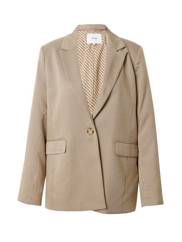 NÜMPH NÜMPH Sako 'YNETTE'  kestenjasto smeđa / svijetlosmeđa / crna