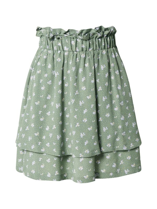 NÜMPH NÜMPH Suknja 'SARAH'  maslinasta / bijela