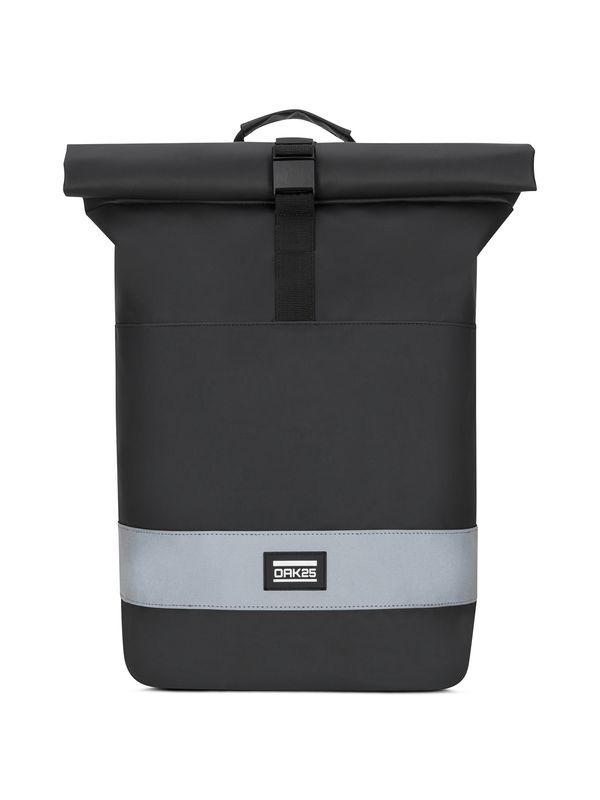 OAK25 OAK25 Ruksak 'Everyday Rolltop'  srebrno siva / crna / bijela