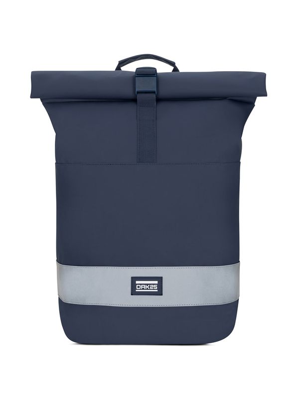 OAK25 OAK25 Ruksak 'Everyday Rolltop'  tamno plava / srebrno siva / bijela