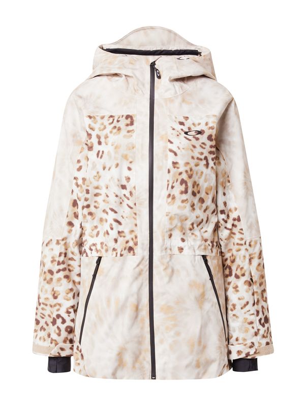 OAKLEY OAKLEY Sportska jakna  bež / boja devine dlake (camel) / tamno smeđa