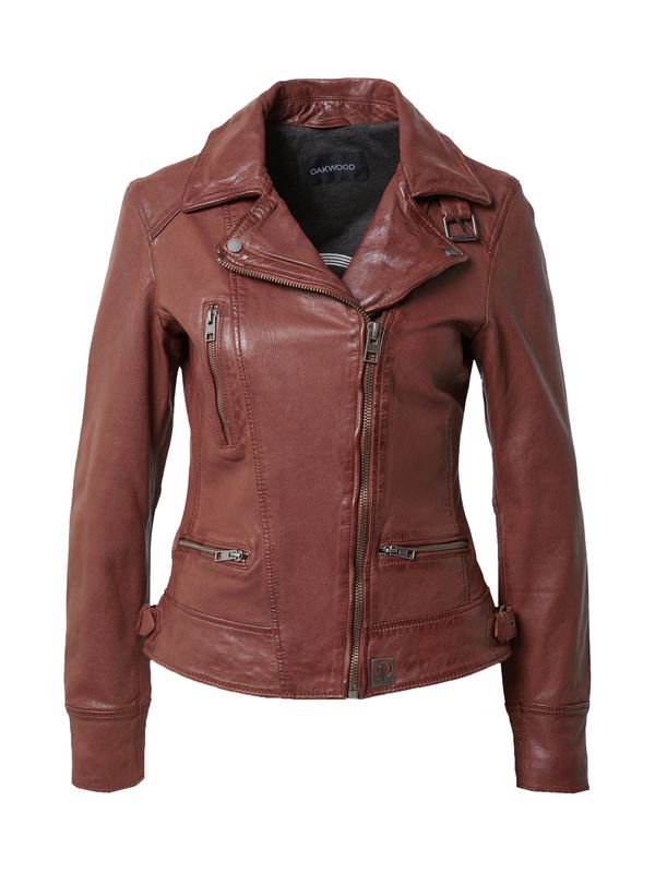 OAKWOOD OAKWOOD Prijelazna jakna  kestenjasto smeđa