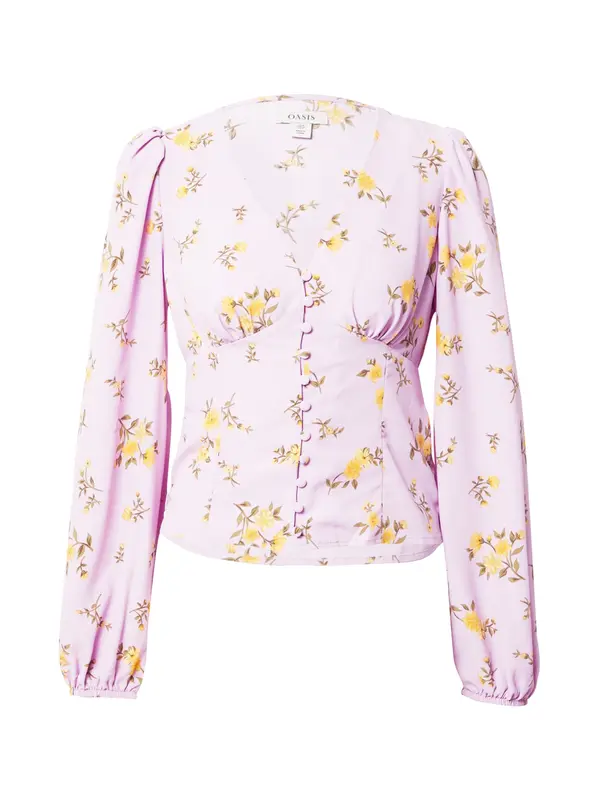 Oasis Oasis Bluza  žuta / zelena / lila