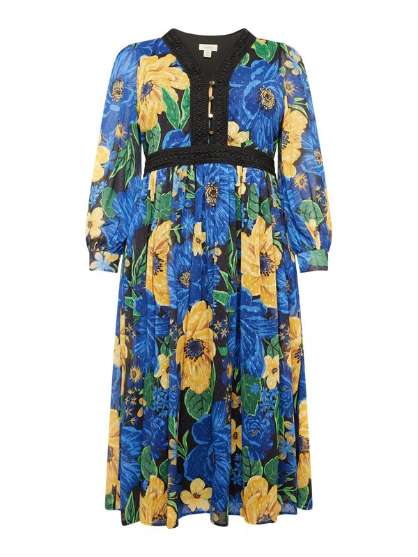 Oasis Curve Oasis Curve Haljina  plava / mornarsko plava / nebesko plava / narančasto žuta