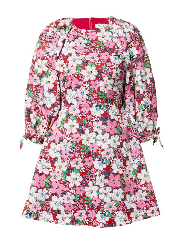 Oasis Oasis Haljina  zelena / roza / crvena / bijela