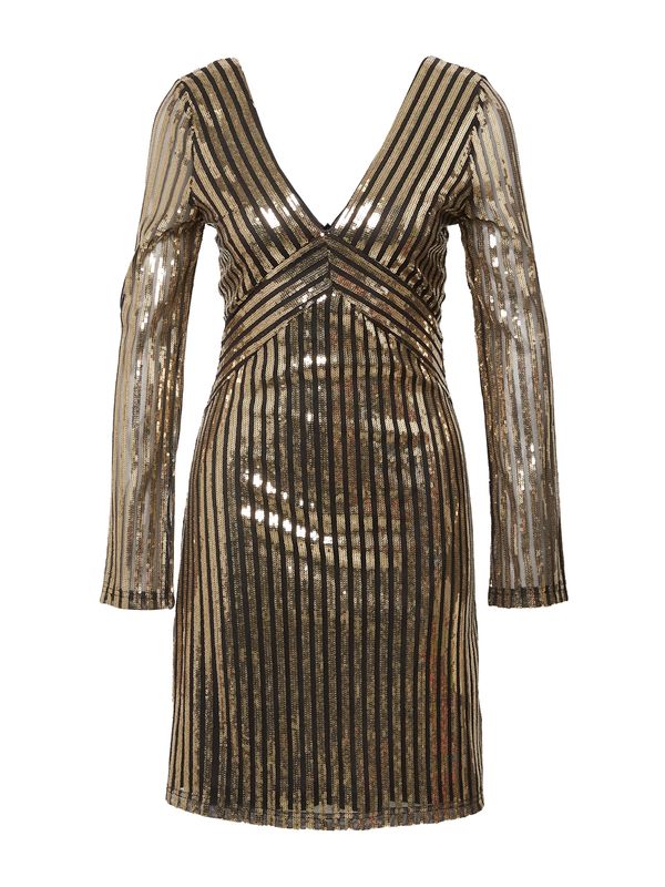 Oasis Oasis Haljina  zlatna / crna