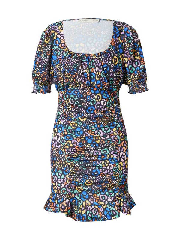 Oasis Oasis Haljina  žuta / zelena / svijetloljubičasta / narančasta / crna