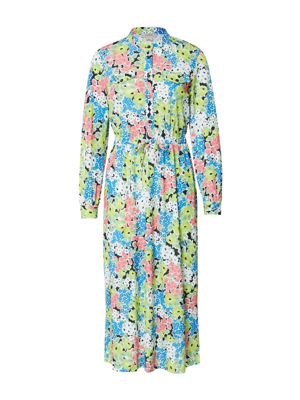 Oasis Oasis Košulja haljina  nebesko plava / jabuka / lubenica roza / crna