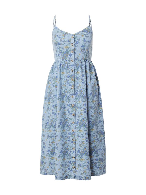 Oasis Oasis Ljetna haljina  plava / svijetloplava / svijetlosmeđa / kivi zelena