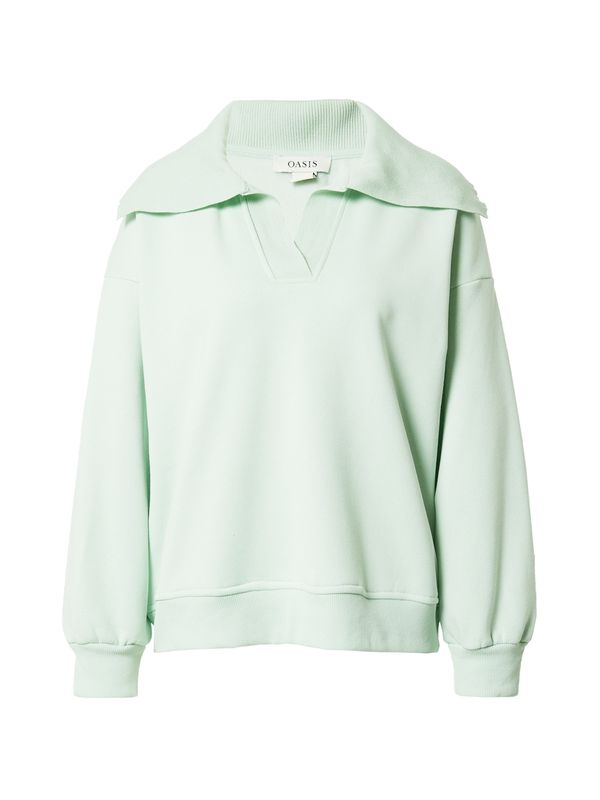Oasis Oasis Sweater majica  pastelno zelena