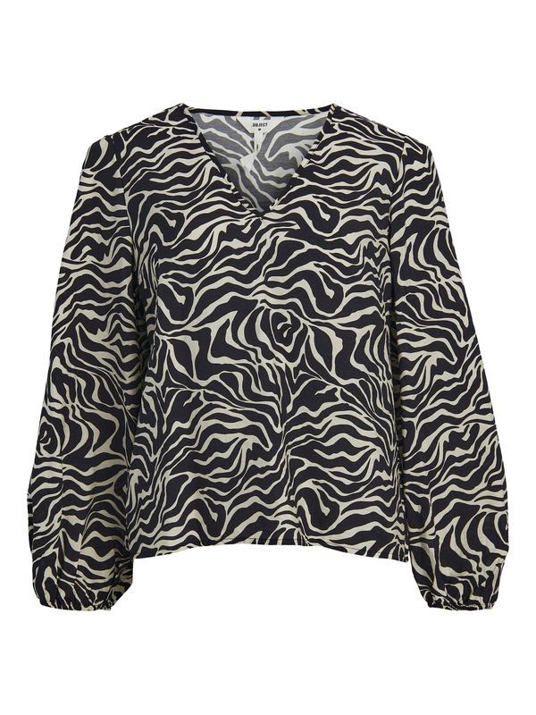 OBJECT OBJECT Bluza 'Leonora'  crna / bijela