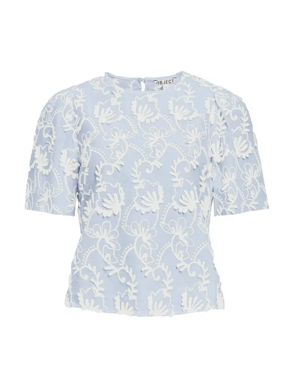 OBJECT OBJECT Bluza 'MYA'  svijetloplava / bijela