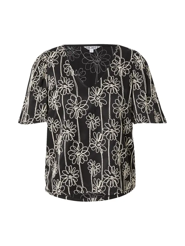 OBJECT OBJECT Bluza 'OBJCAMI'  svijetlobež / crna