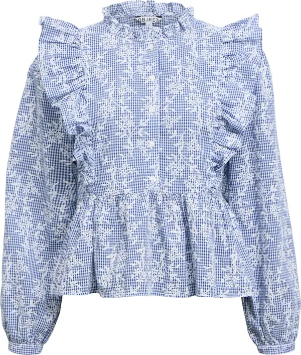 OBJECT OBJECT Bluza 'OBJCIARA'  plava / bijela