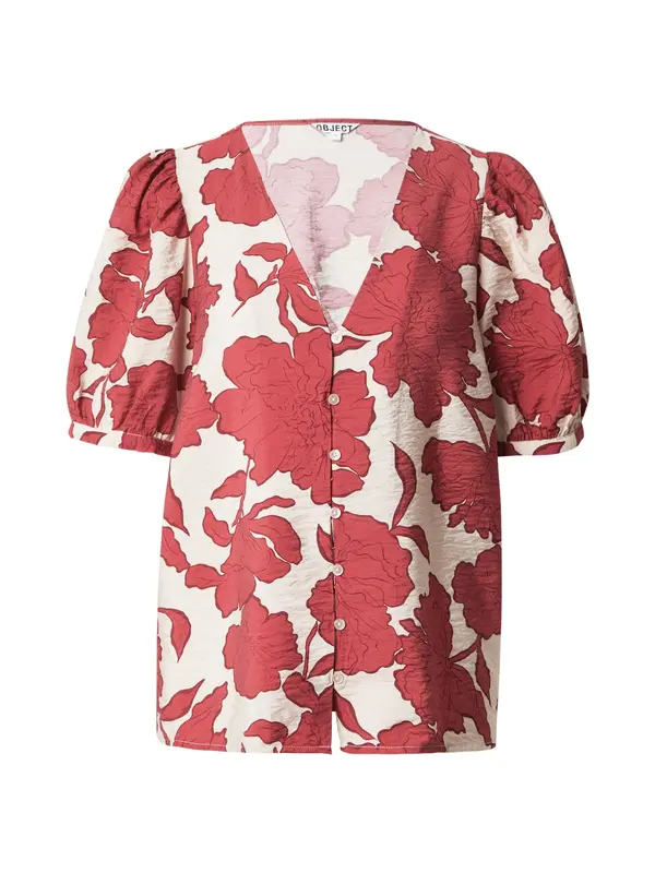 OBJECT OBJECT Bluza 'OBJJacira'  boja pijeska / tamno crvena