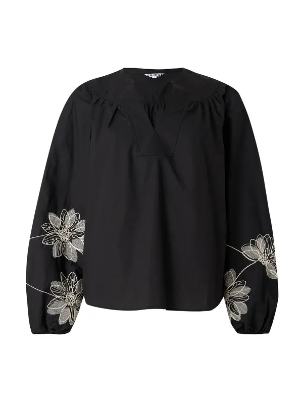 OBJECT OBJECT Bluza 'OBJMERLE'  crna / bijela