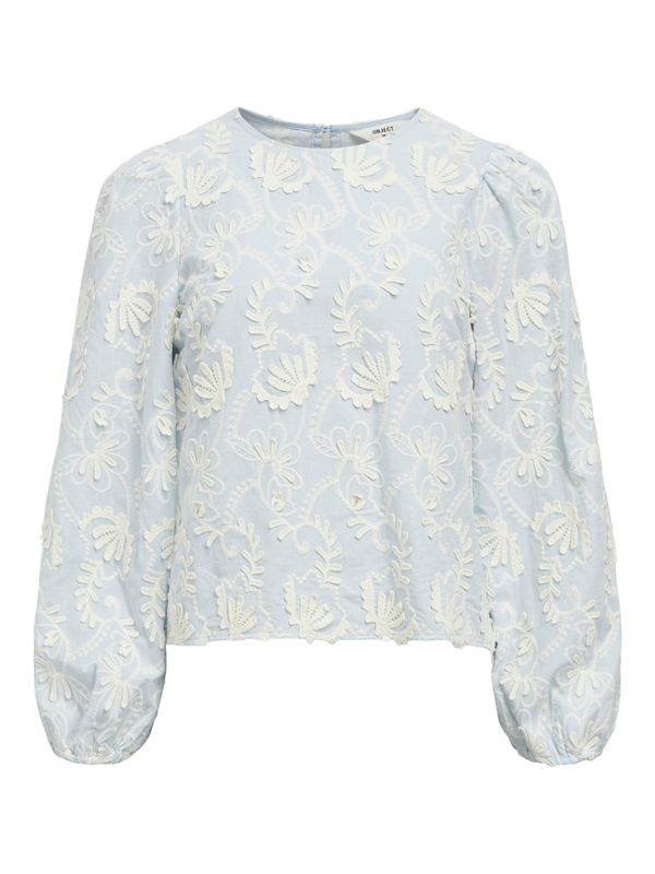 OBJECT OBJECT Bluza 'OBJMya'  svijetloplava / bijela