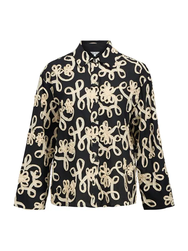 OBJECT OBJECT Bluza 'OBJRoya'  boja pijeska / crna