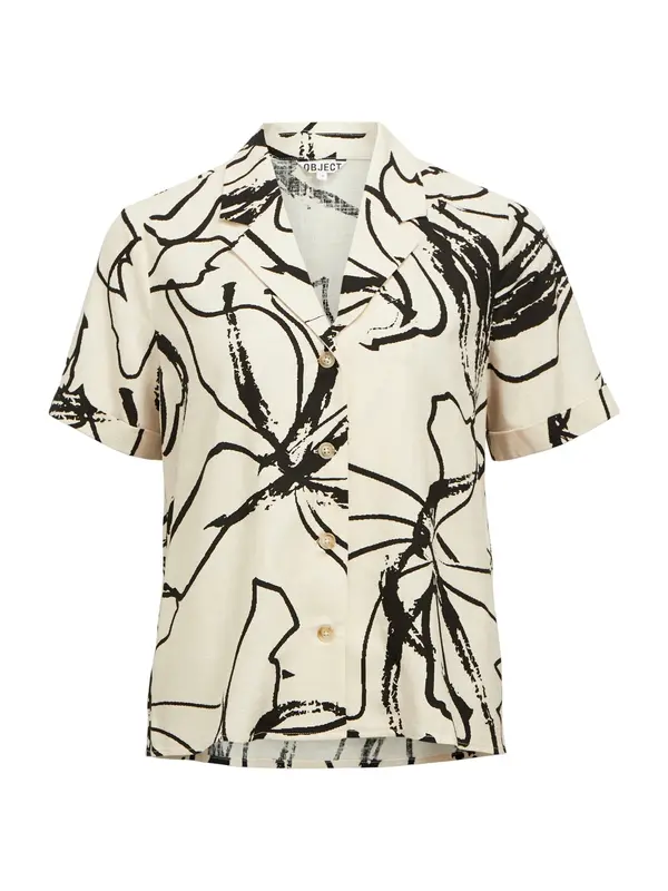 OBJECT OBJECT Bluza 'OBJSanne'  boja pijeska / crna