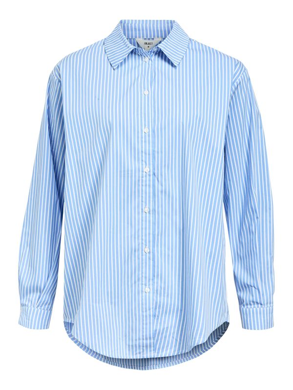 OBJECT OBJECT Bluza 'OBJTUTTA'  plavi traper / bijela