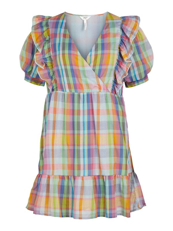 OBJECT OBJECT Haljina 'Barbara'  plava / zelena / narančasta / roza