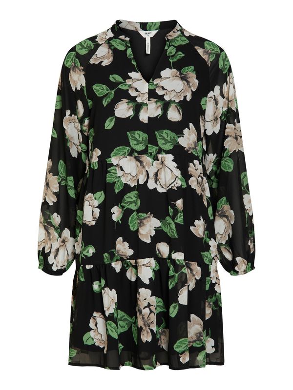 OBJECT OBJECT Haljina 'MILA GIA'  bež / bež siva / svijetlozelena / crna