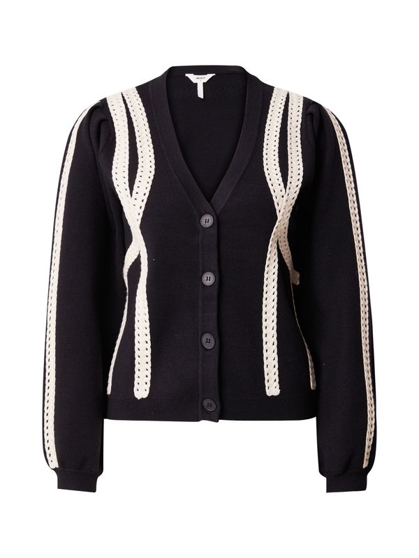 OBJECT OBJECT Kardigan  boja pijeska / crna