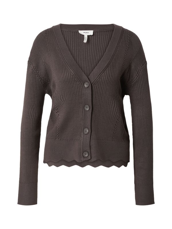 OBJECT OBJECT Kardigan 'DORIS'  bazalt siva