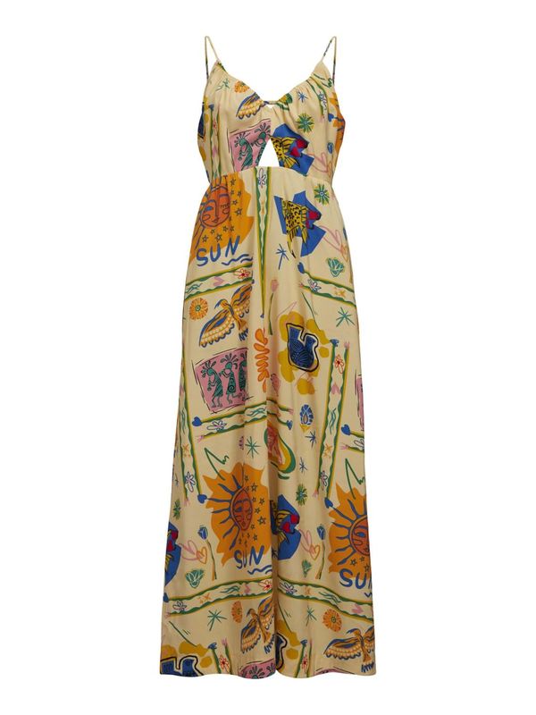 OBJECT OBJECT Ljetna haljina 'MARTHA'  boja pijeska / plava / zelena / narančasta