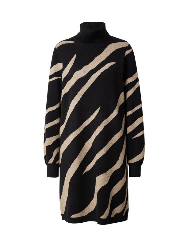 OBJECT OBJECT Pletena haljina 'OBJRAY'  bež / crna