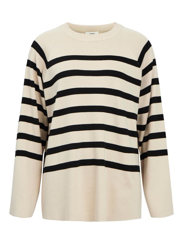 OBJECT OBJECT Pulover 'ESTER'  boja pijeska / crna