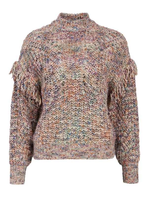 OBJECT OBJECT Pulover 'FLEUR'  plava / tamno narančasta / pastelno roza
